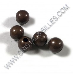 Metal bead shiny 5mm,...