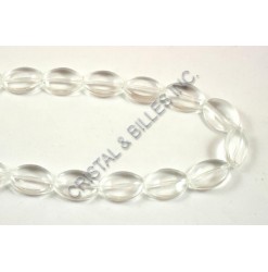 Glass oval Crystal 19x13mm...