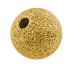 Metal bead stardust 10mm, Gold