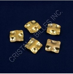 Metal bead 15x3mm, Gold