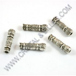Metal bead tube 22x6mm,...