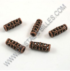 Metal bead tube 19x7mm,...