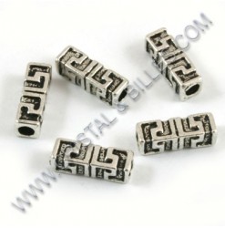 Metal bead tube 14x5mm,...