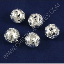 Bille metal 15mm, Argent