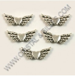 Metal bead wing 22x9mm,...