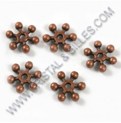Metal bead daisy 08mm,...