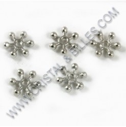 Metal bead daisy 08mm, Nickel