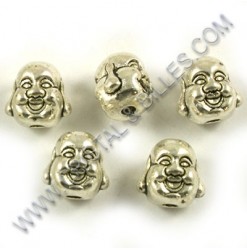 Metal bead Bouddha 10x8mm,...