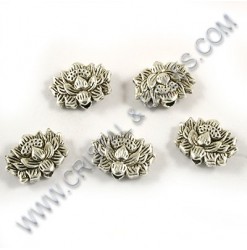 Metal bead Lotus 12x9x4mm,...