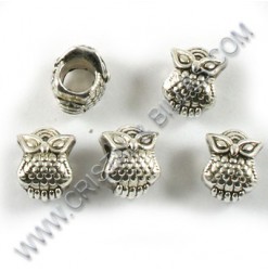 Metal bead "Owl", 10x8mm,...