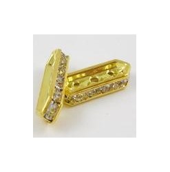 Rhinestone 16X5mm 3 holes