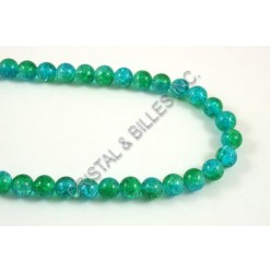 Glass crackle Green/blue...