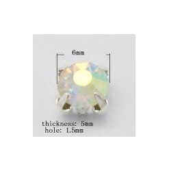 Rhinestone Bead 6mm