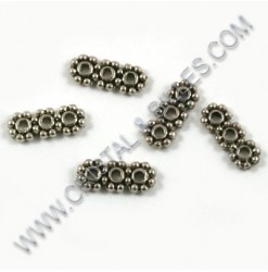 Spacer 3holes 10x4mm,...