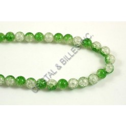 Glass crackle Green/crystal...