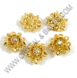 Spacer flower 2 holes with...