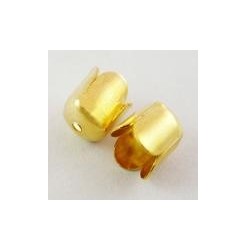Connector end 8x6.5mm, Gold