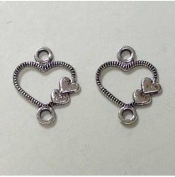 Connector heart 13x11mm,...