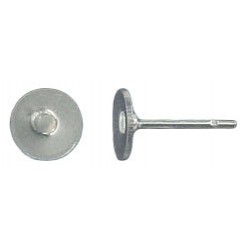 Earpost flat 6mm - Qty : 4