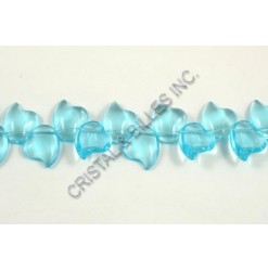 Glass bead heart 15 x 20mm,...