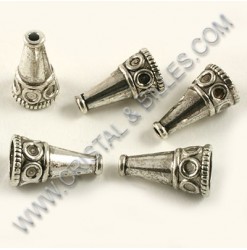 Cone 23x13mm, Antique silver