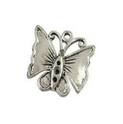 Pendant papillon 18x17mm,...