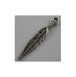 Pendentif plume 5x29mm,...