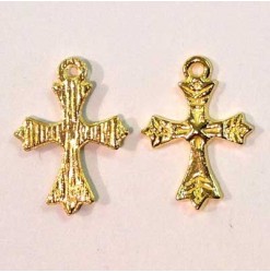 Pendentif croix 15x21mm, Or