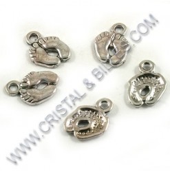 Charm feet 14x10mm, Antique...