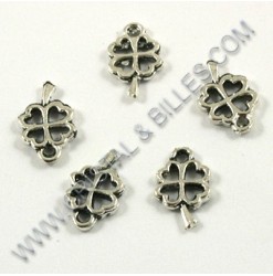 Charm Clover leaf 10x06mm,...