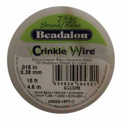 Crinkle wire .015" x 15ft...