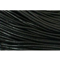 Cuir 1.5mm, Noir