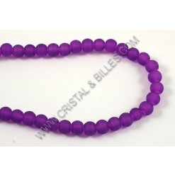 Verre ronde mât Violet 04mm...