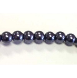 Glass pearl 08mm, Dark...