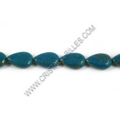 Turquoise goutte 17x25mm -...