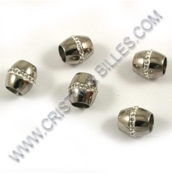 Beads 12x11.5mm, Stainless...