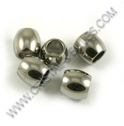 Beads 11x9.5mm, Stainless...