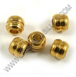 Beads 10x12mm, Stainless...