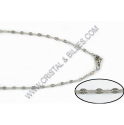 Chain oval fancy 5x3mm,...