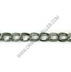 Double 11x8mm, Stainless...
