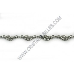 Fantaisie 10x4mm, Acier...