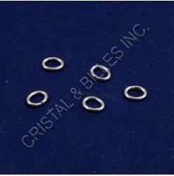 Jumpring 5 x 4mm x .8mm,...