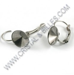 Earring setting 12mm...