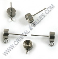 Ear stud for chaton 06mm,...