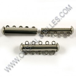 Slide clasp 5 rows 30x11mm,...