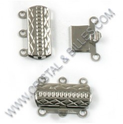 Box clasp 3 rows 20x14mm ,...