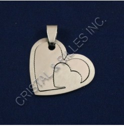 Pendant heart 28mm,...