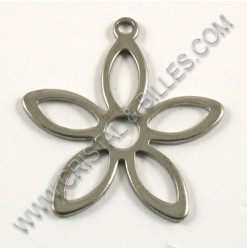 Pendentif 24x25mm, Acier...