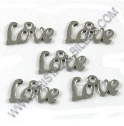 Pendant "Love" 13x7mm,...