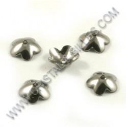 Bead cap 06mm, Stainless...